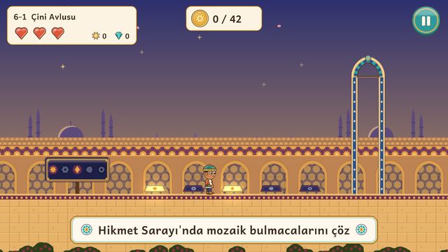 Hikmet Sarayı'nda mozaik bulmacalarını çöz